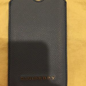 Authentic Burberry Leather iPhone Case